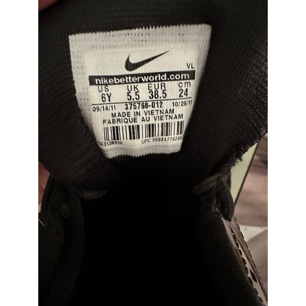 Nike Expand Tech Youth Baseball Cleats Black Silver Size 5Y - Picture 15 of 16